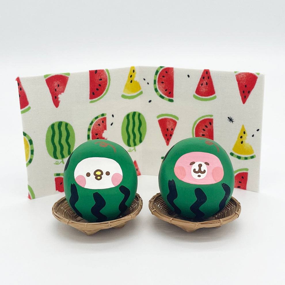 【日本正規品】<キャだるま>スイカ うさぎ