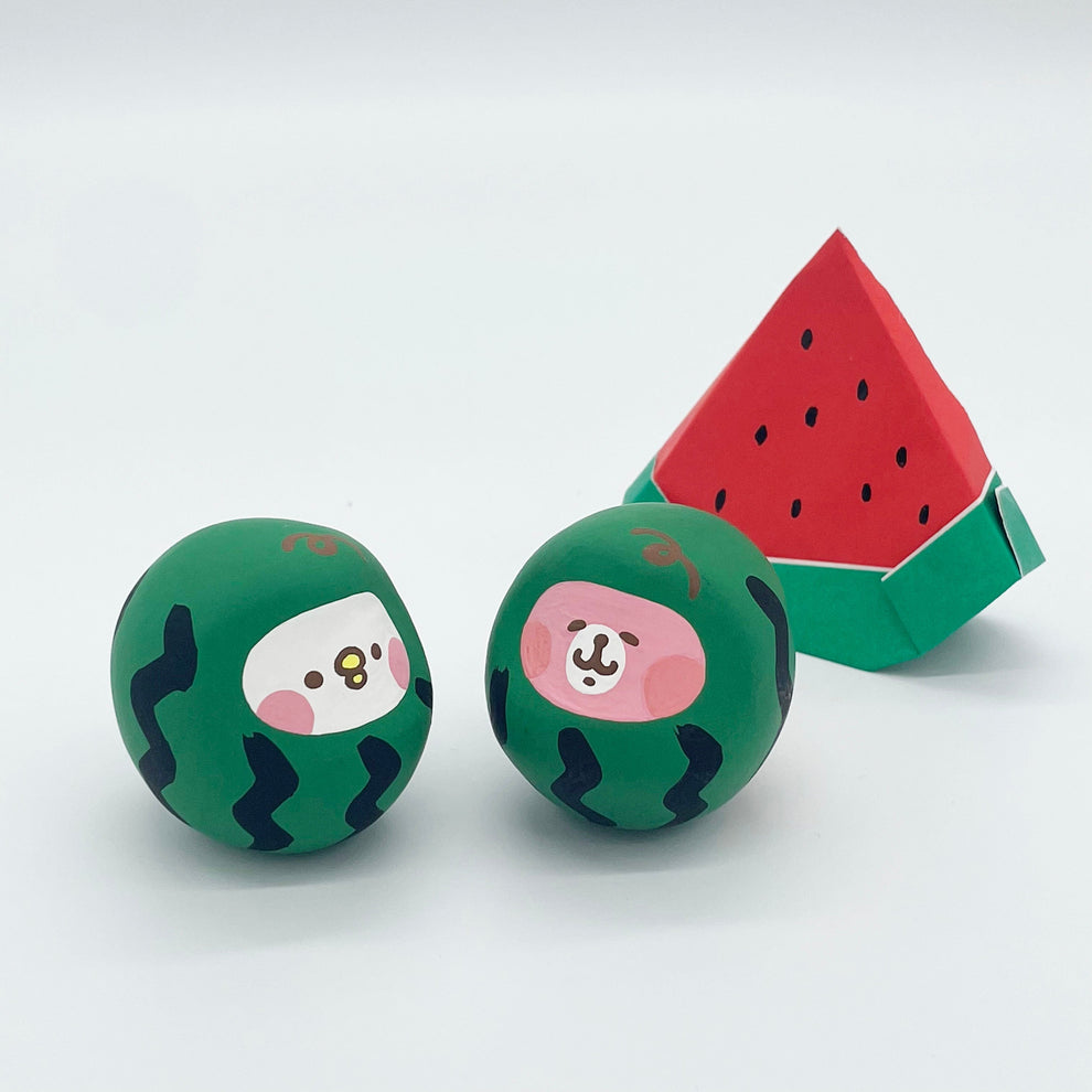 【日本正規品】<キャだるま>スイカ うさぎ
