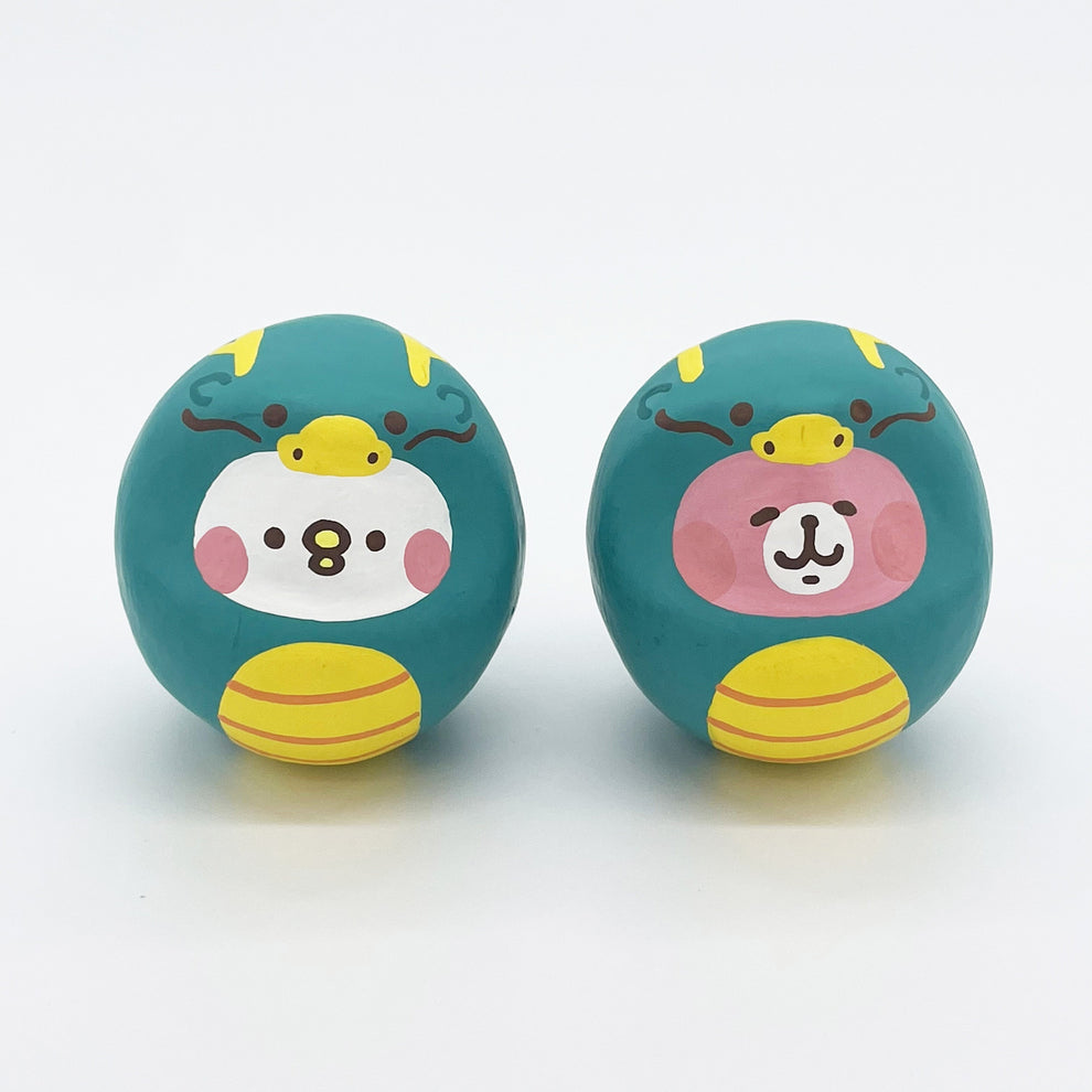 【日本正規品】<キャだるま>干支「辰」うさぎ