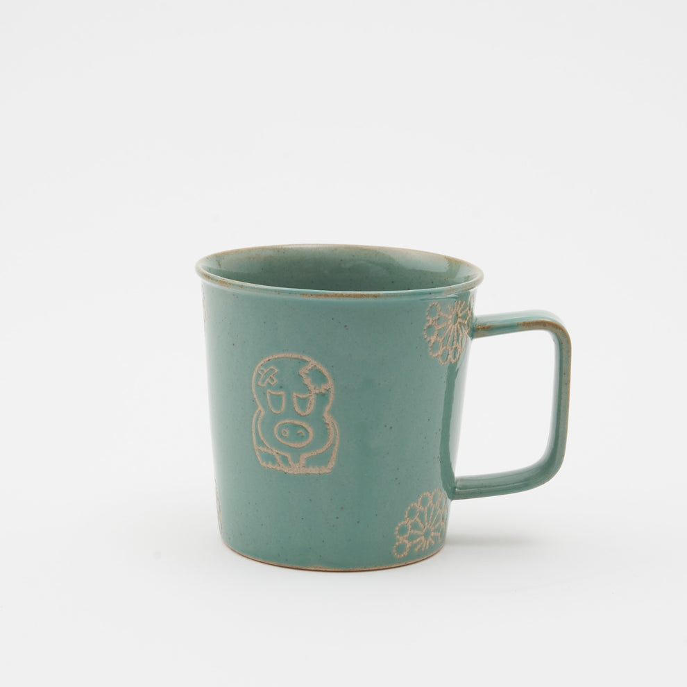 【日本正規品】<Kiln-ium>波佐見焼マグカップ ヒョウタンツギ