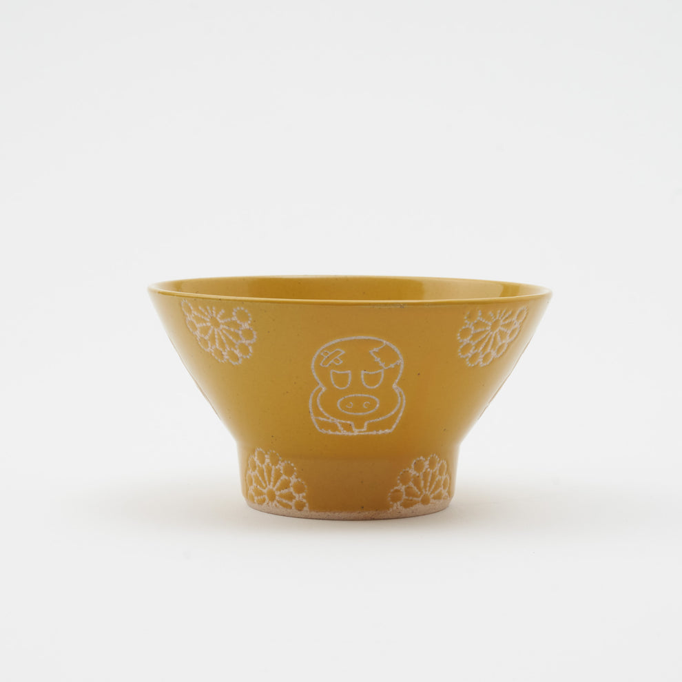 【日本正規品】<Kiln-ium>波佐見焼お茶碗 ヒョウタンツギ