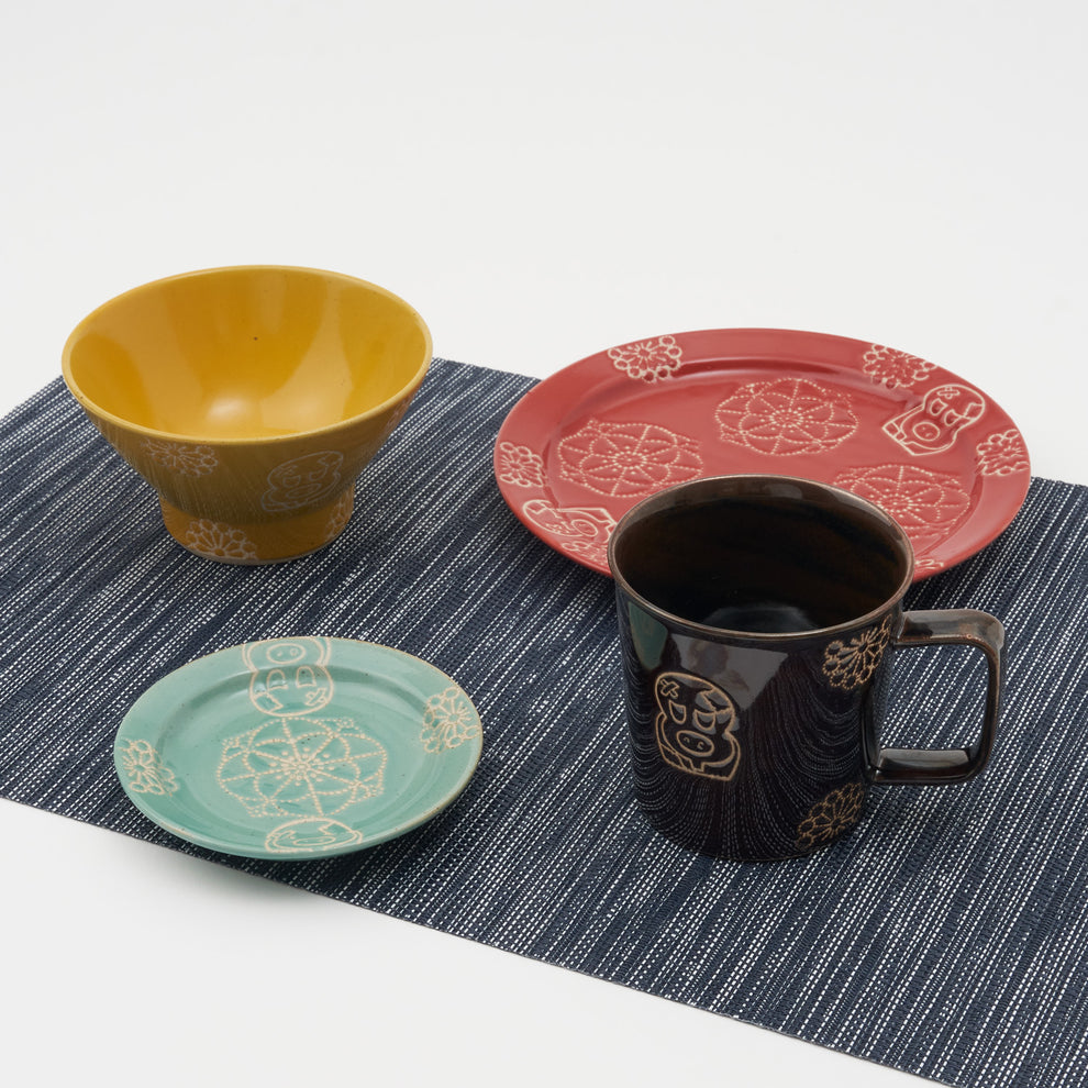 【日本正規品】<Kiln-ium>波佐見焼お茶碗 ヒョウタンツギ