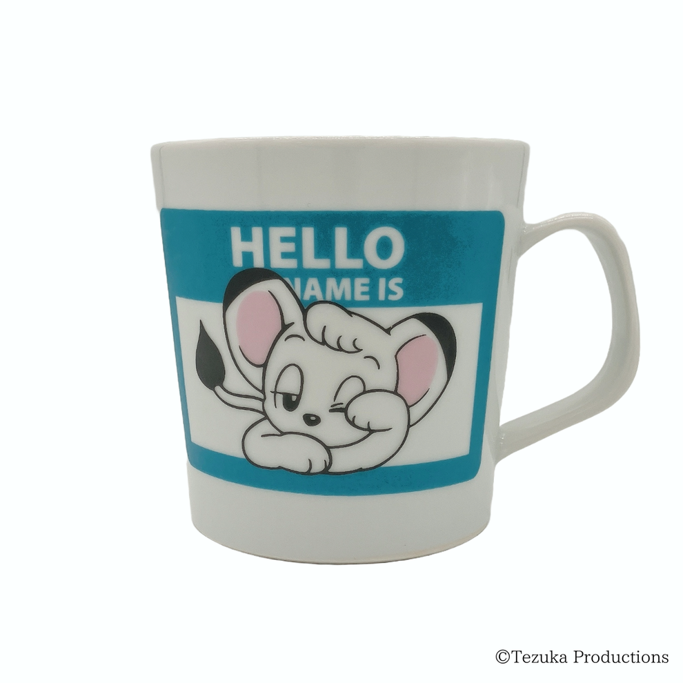 【日本正規品】<Kiln-ium>波佐見焼マグカップ HELLO MY NAME IS(レオ)