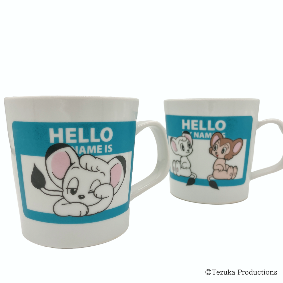 【日本正規品】<Kiln-ium>波佐見焼マグカップ HELLO MY NAME IS(レオ)