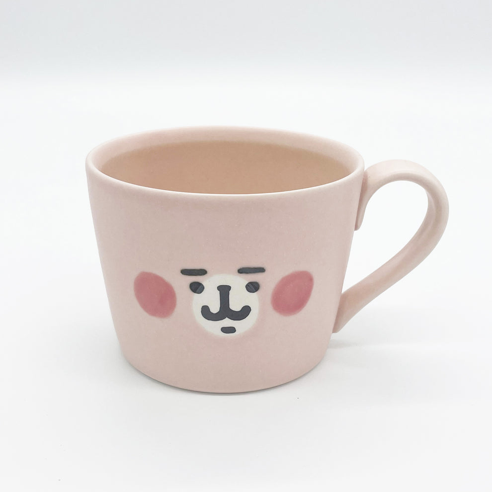 【日本正規品】うさぎ フェイスマグカップ スン顔