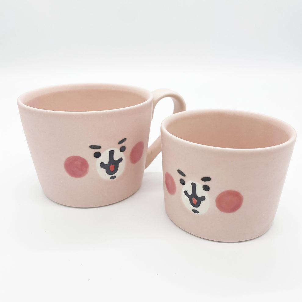 【日本正規品】うさぎ フェイスフリーカップ キリ顔