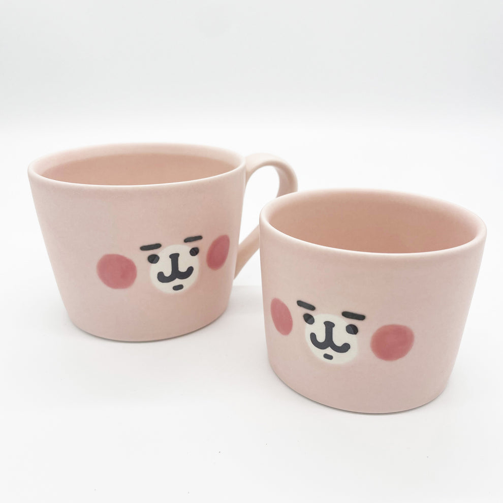 【日本正規品】うさぎ フェイスフリーカップ スン顔