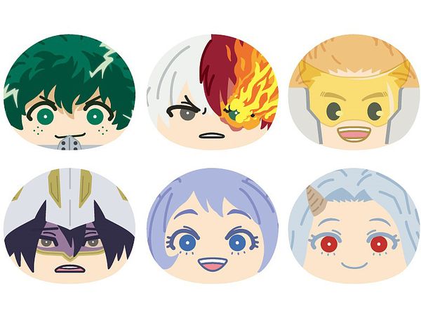 【日本正規品】TVアニメ「僕のヒーローアカデミア」 おまんじゅうにぎにぎマスコット3 Abox 1BOX