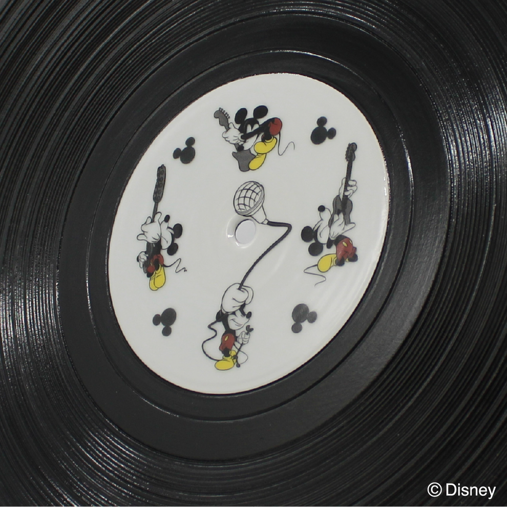 【日本正規品】レコード飾り皿 ミッキーマウス -Rockin’ Beats-