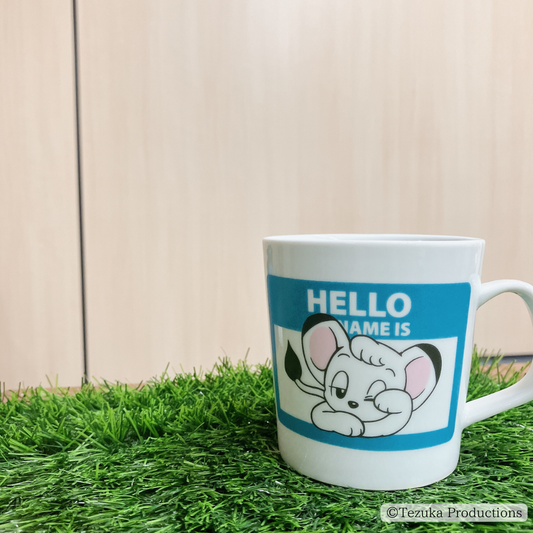 【日本正規品】＜Kiln-ium＞波佐見焼マグカップ HELLO MY NAME IS（レオ）