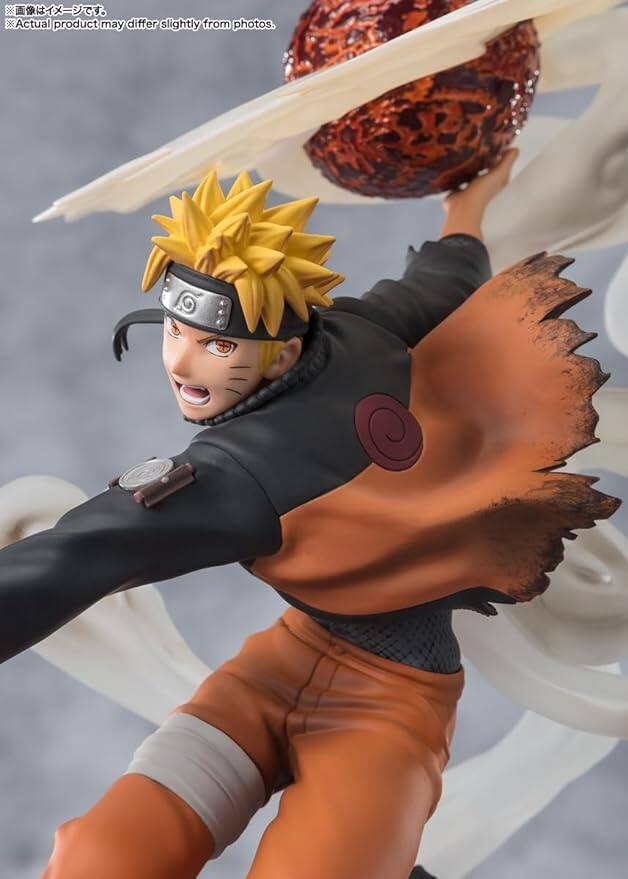 【日本正規品】TAMASHII NATIONS - NARUTO-ナルト- 疾風伝 - [エクストラバトル] うずまきナルト -仙術・溶遁螺旋手裏剣- バンダイスピリッツ Figuarts ZERO コレクティブルフィギュア