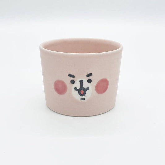 【日本正規品】うさぎ フェイスフリーカップ キリ顔