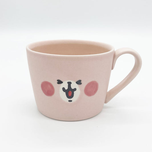 【日本正規品】うさぎ フェイスマグカップ キャハ顔