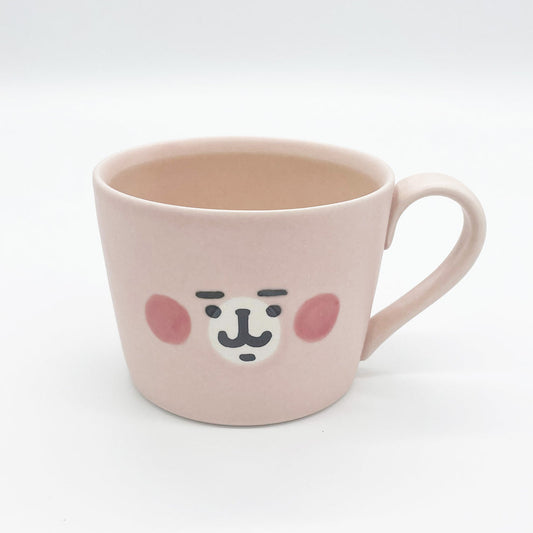 【日本正規品】うさぎ フェイスマグカップ スン顔