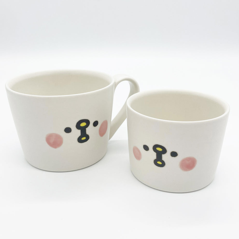 【日本正規品】ピスケ フェイスマグカップ ヒョー顔