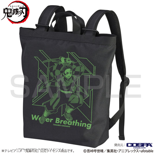 【日本正規品】鬼滅の刃 竈門炭治郎 2wayﾊﾞｯｸﾊﾟｯｸ/BLACK
