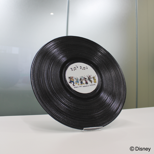 【日本正規品】レコード飾り皿 ミッキー＆フレンズ -Dance Like Nobody’s Watching-