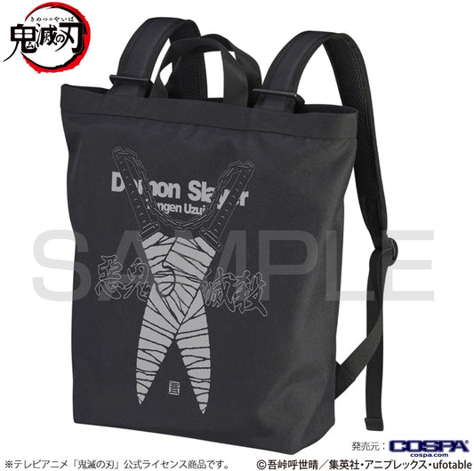 【日本正規品】鬼滅の刃 宇髄天元 日輪刀 2wayﾊﾞｯｸﾊﾟｯｸ/BLACK