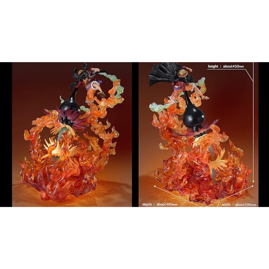 【日本正規品】魂ネイションズ ワンピース 【Extra Battle スペクタクル】 モンキー・D・ルフィ -Red ROC- バンダイ スピリッツ フィギュアーツZERO