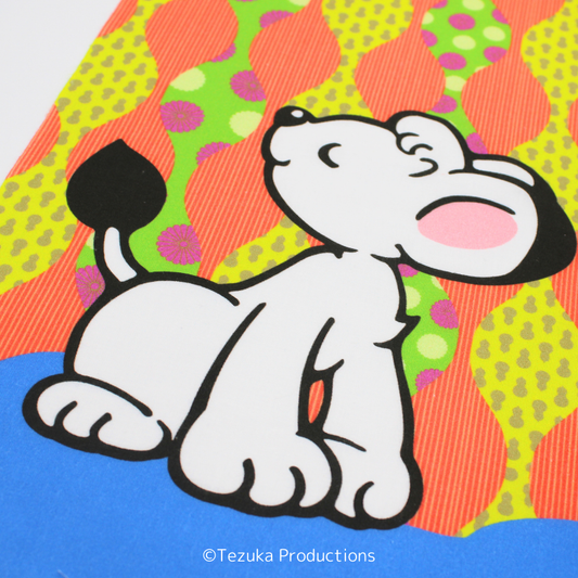 【日本正規品】ジャングル大帝 レオ 和柄手ぬぐい［ひょうたん柄］